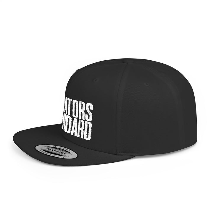 Creators Standard Flat Bill Snapback Hat — Bold Embroidered Streetwear Cap