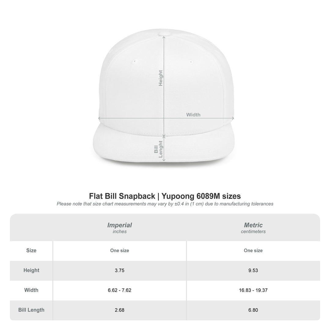 Creators Standard Flat Bill Snapback Hat — Bold Embroidered Streetwear Cap