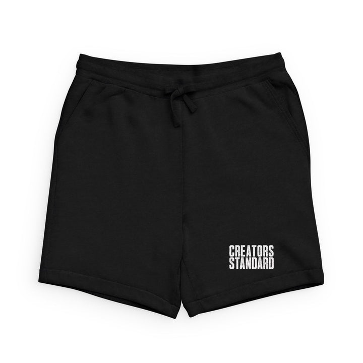 Creators Standard Sweatshorts — Casual Black Fleece Lounge Shorts